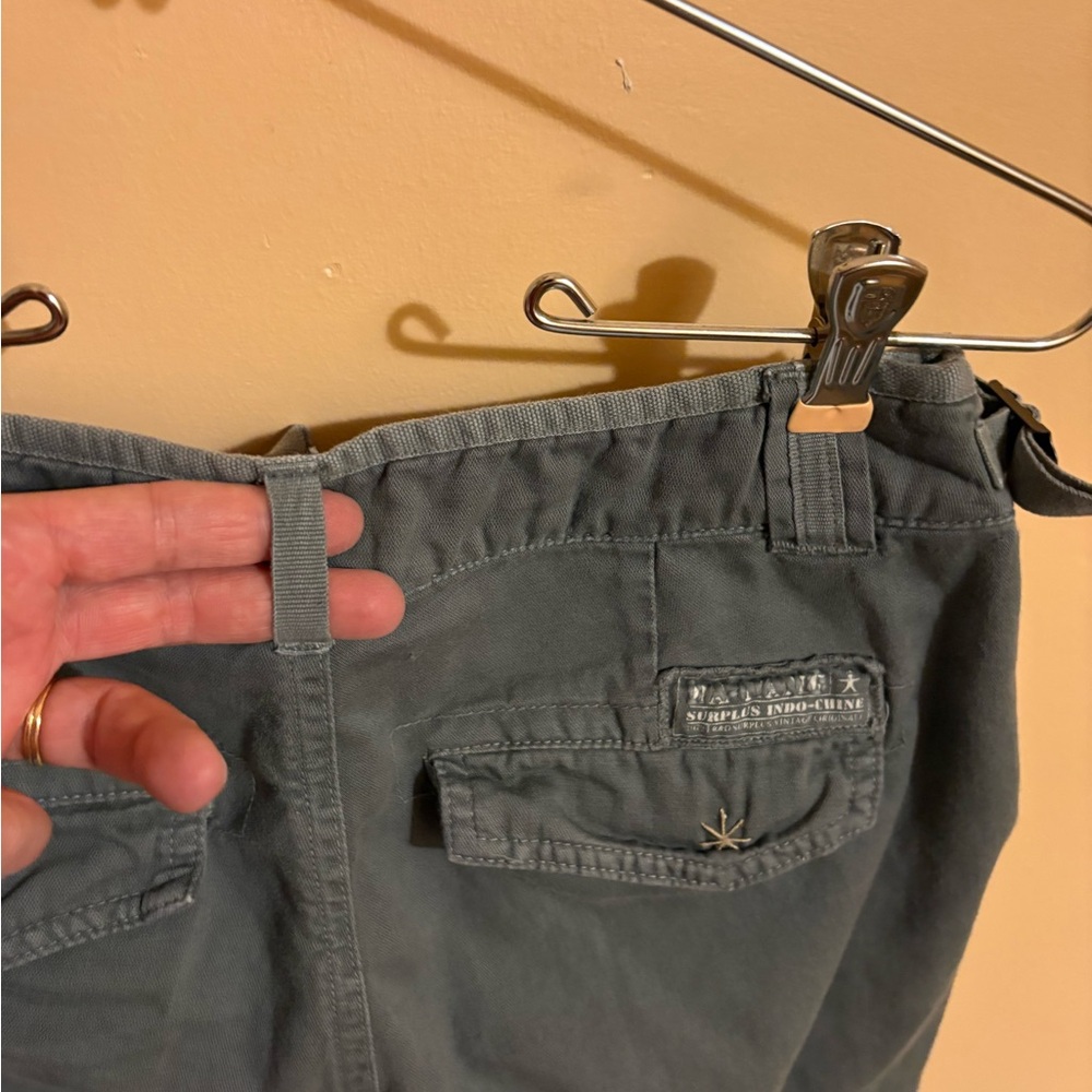 LAST CHANCE | Da-Nang olive green embroidered Y2K cargo-style pants - Picture 10 of 12